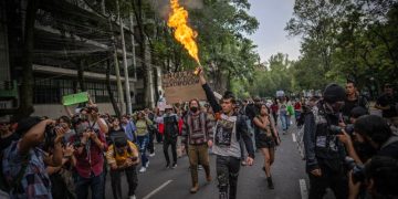 Critics slam Mexico’s gentrification protests as xenophobic. Activists say they’re fighting for their human rights